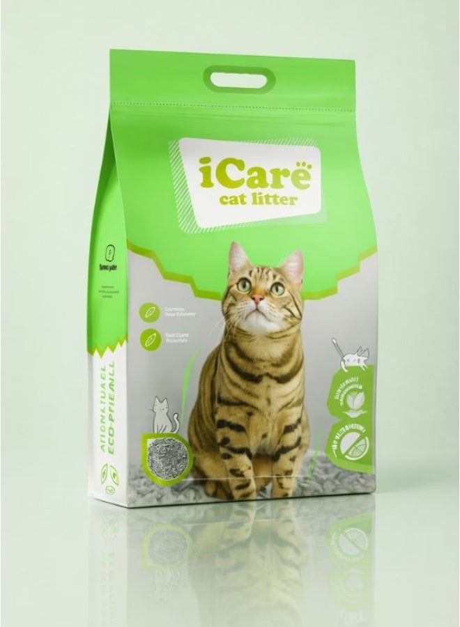 آي كير رمل قطط بنتونيت من آي كير - بنكهة التفاح - 5 لتر - Image 1